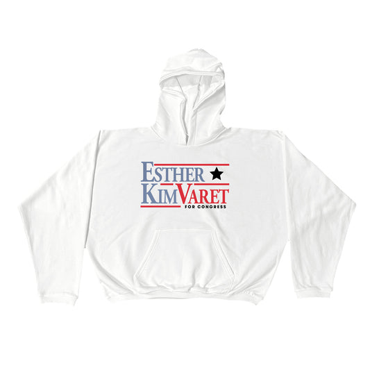 Hoodie - White and Red